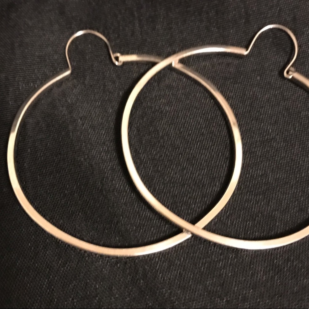 Real Sterling Silver Hoop Earrings